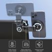 Tesla Car MagSafe Phone Mount - 360 Degree Rotation (Black) - 4