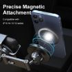 Tesla Car MagSafe Phone Mount - 360 Degree Rotation (Black) - 5