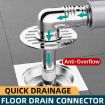 Elbow Type Washing Machine Floor Drain Joint Pipe Connector A2 - 3