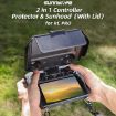 Sunnylife DJI RC Pro 2 in 1 Controller Protector Sun Hood Screen Guard - Black - 2