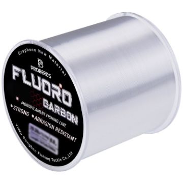 Picture of PROBEROS Lures Fluorocarbon Fishing Line Clear Nylon Carbon Fiber Leader Fish Line, Line No.: 0.8 (500m)