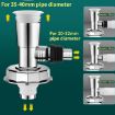 Three Head Washing Machine Floor Drain Joint Pipe Connector - Spec B1 - 4