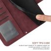 Motorola Moto G Power 5G 2024 Leather Phone Case - Wine Red - 7