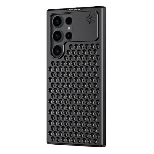 Samsung Galaxy S23 Ultra 5G R-JUST RJ58 Aromatherapy Metal Cooling Phone Case - 1