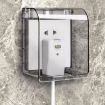 Self-adhesive Switch Socket Anti-leakage Protective Cover Box - 5