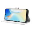 White Diamond Texture Leather Phone Case for Itel A70 A665L - 5