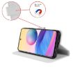 White Diamond Texture Leather Phone Case for Itel A70 A665L - 6