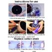 Mini USB Car Home Colorful Light Bottle Micro Landscape Humidifier White - 4