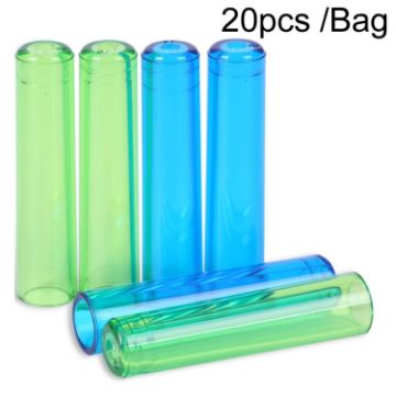 Picture of 20pcs/Bag Transparent Pen Caps Pencil Sleeves Protective Pencil Tip Cap (Color Mixed)