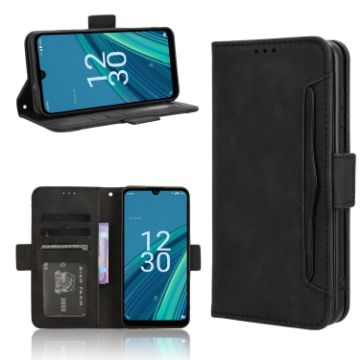 Cricket Debut S2 U380AC Leather Phone Case - Black - 1