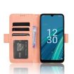 Cricket Debut S2 U380AC Leather Phone Case (Pink) - 6