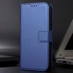 TCL 502 Diamond Texture Leather Phone Case - Blue - 2