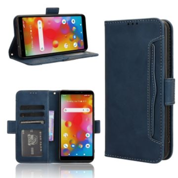 Boost Mobile Bounce 4G Leather Phone Case (Blue) - 1