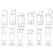 Refrigerator Door Light Switch 3pcs - Size: Normally Open Large Buckle 9.5mm - 3