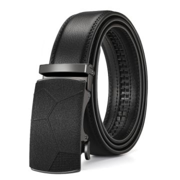 Picture of Dandali 120cm Mens Alloy Automatic Buckle Leash Business Casual Belt, Style: Model 1