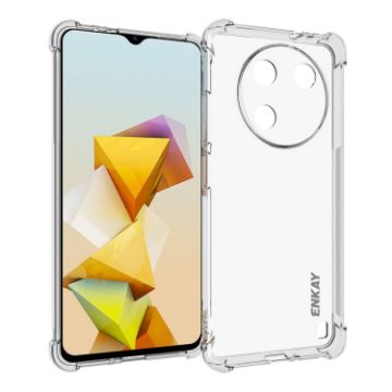 Clear TPU Shockproof Anti-slip Phone Case for ZTE Blade A73 5G - 1