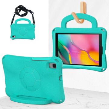 Samsung Galaxy Tab A 8.0 T290/T295 Mint Green Football Handle Case - 1
