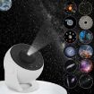 Galaxy Night Light Star Projector LED Table Lamp Childrens Room Decor White - 2