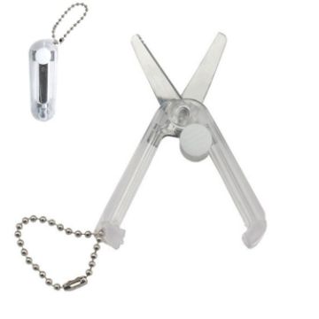 Portable Retractable Folding Scissors Mini Cutting Tools - 1