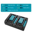 Makita DC18RC 14.4-18V Lithium Battery Dual Charger - US Plug - 4