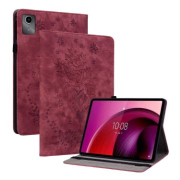 Lenovo Tab M11/Xiaoxin Pad 11 2024 Red Leather Tablet Case - 1