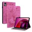 Lenovo Tab M11/Xiaoxin Pad 11 2024 Butterfly Rose Embossed Leather Tablet Case - 1