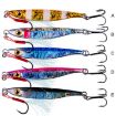 Picture of PROBEROS LF126 Long Casting Lead Fish Bait Freshwater Sea Fishing Fish Lures Sequins, Weight: 7g (Color E)