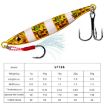 PROBEROS LF126 Long Casting Lead Fish Bait Luminous Color A - 7