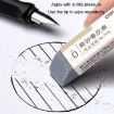 Deli 71114 Full Frosted Pen Eraser - Erasable Pencil Neutralizer Pen - 4
