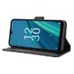 Cricket Debut S2 U380AC Diamond Texture Leather Phone Case - Black - 5