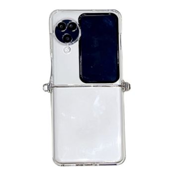 OPPO Find N3 Flip TPU Diamond Love Phone Case with Chain - 1