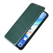 For Honor X7b Carbon Fiber Texture Flip Leather Phone Case Green - 6