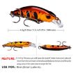 PROBEROS DW578 Sinking Minnow Lure 5.3cm 4.6g - Color F - 7