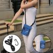 Anti-Theft Passport ID Neck Cell Phone Bag - Grey - 2