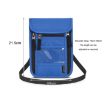 Anti-Theft Passport ID Neck Cell Phone Bag - Grey - 4