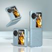 OPPO Find N3 Flip Wave Pattern Matte PC Phone Case - Ice Blue - 2