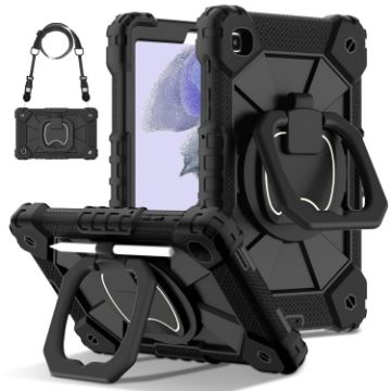 Samsung Galaxy Tab A7 Lite 2021 Robot Silicone Hybrid PC Tablet Case - 1