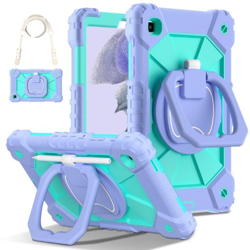 Samsung Galaxy Tab A7 Lite 2021 Case - Purple Mint Green - 1