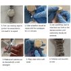 MESHUA Polishing Cloths 4pcs/Pack - Jewelry Cleaner & Tarnish Remover - 6