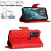 Nokia C22 Red Leather Phone Case with Lanyard - 4