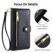 OPPO Find X5 Pro Sheep Texture Cross-body Zipper Wallet Leather Phone Case - 3