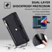 OPPO Find X5 Pro Sheep Texture Cross-body Zipper Wallet Leather Phone Case - 4