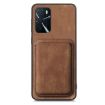 OPPO A9 2020/A5 2020 Retro Leather Card Bag Magnetic Phone Case - 2
