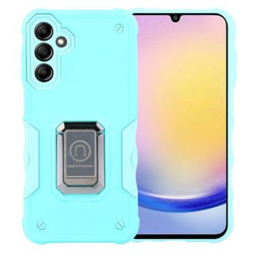 Samsung Galaxy A25 5G Mint Green Phone Case with Ring Holder - 1