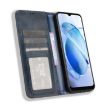 BLU G53 Magnetic Buckle Retro Texture Leather Phone Case - Blue - 4