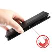 BLU View 4/View 2 Leather Phone Case - Magnetic Buckle, Retro Texture (Black) - 6