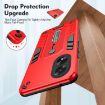 OPPO A38 4G Red Armor Finger Loop Phone Case - 7