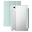 Clear Acrylic 3-Fold Leather Tablet Case for Lenovo Tab M11/Xiaoxin Pad 11 - 1