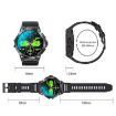 K62 Waterproof Bluetooth Call Smart Sports Watch, Brown Leather - 3