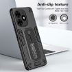 Tecno Spark Go 2024 Black Armor Finger Loop Phone Case - 2
